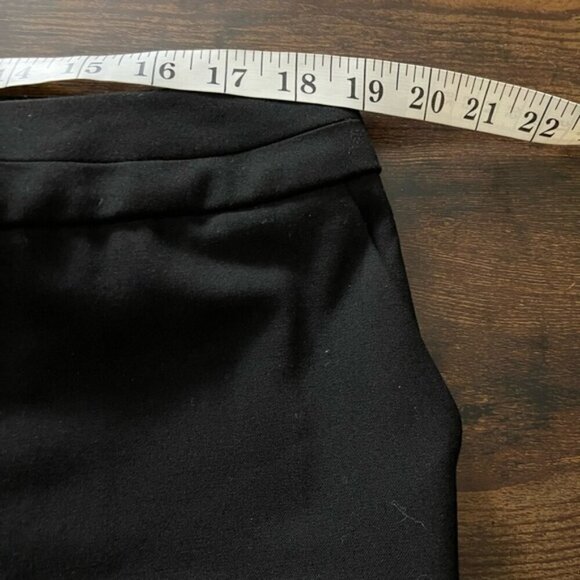 Talbots black high rise straight leg trouser pant work career travel size 14 - Picture 9 of 12